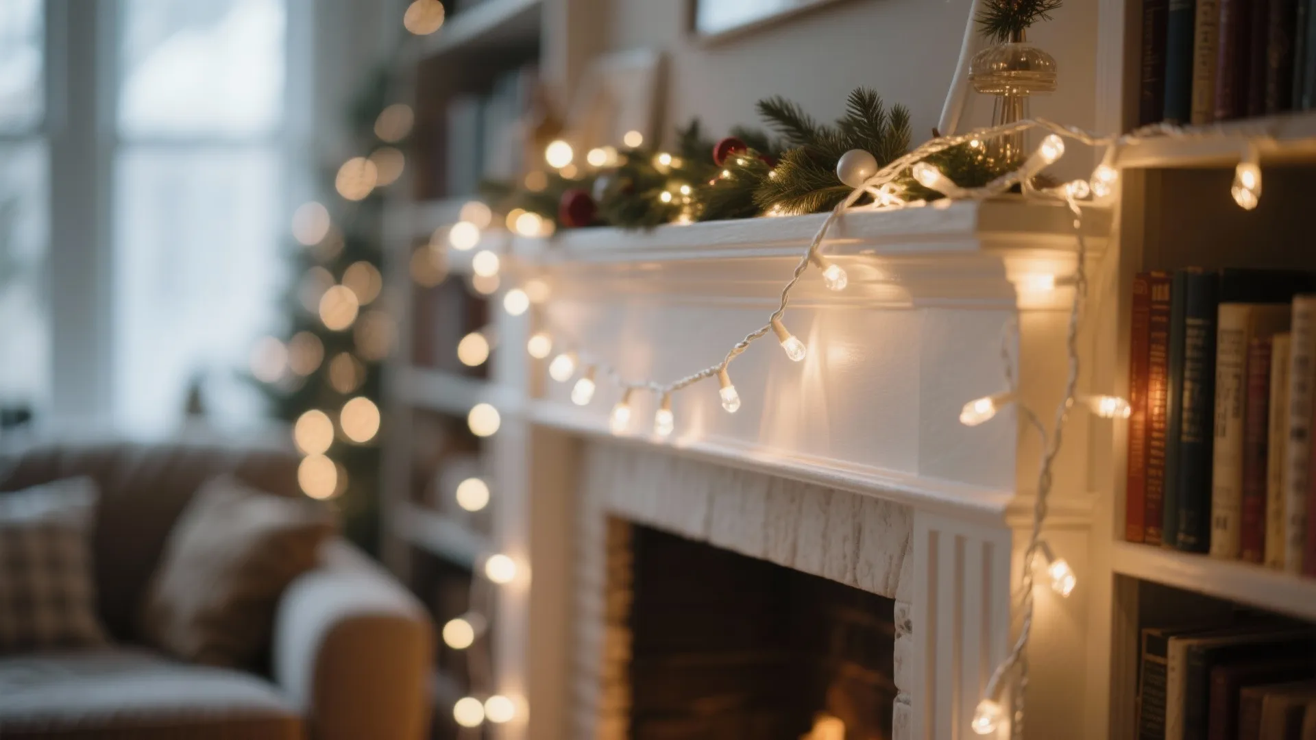 3. Warm White String Lights Everywhere