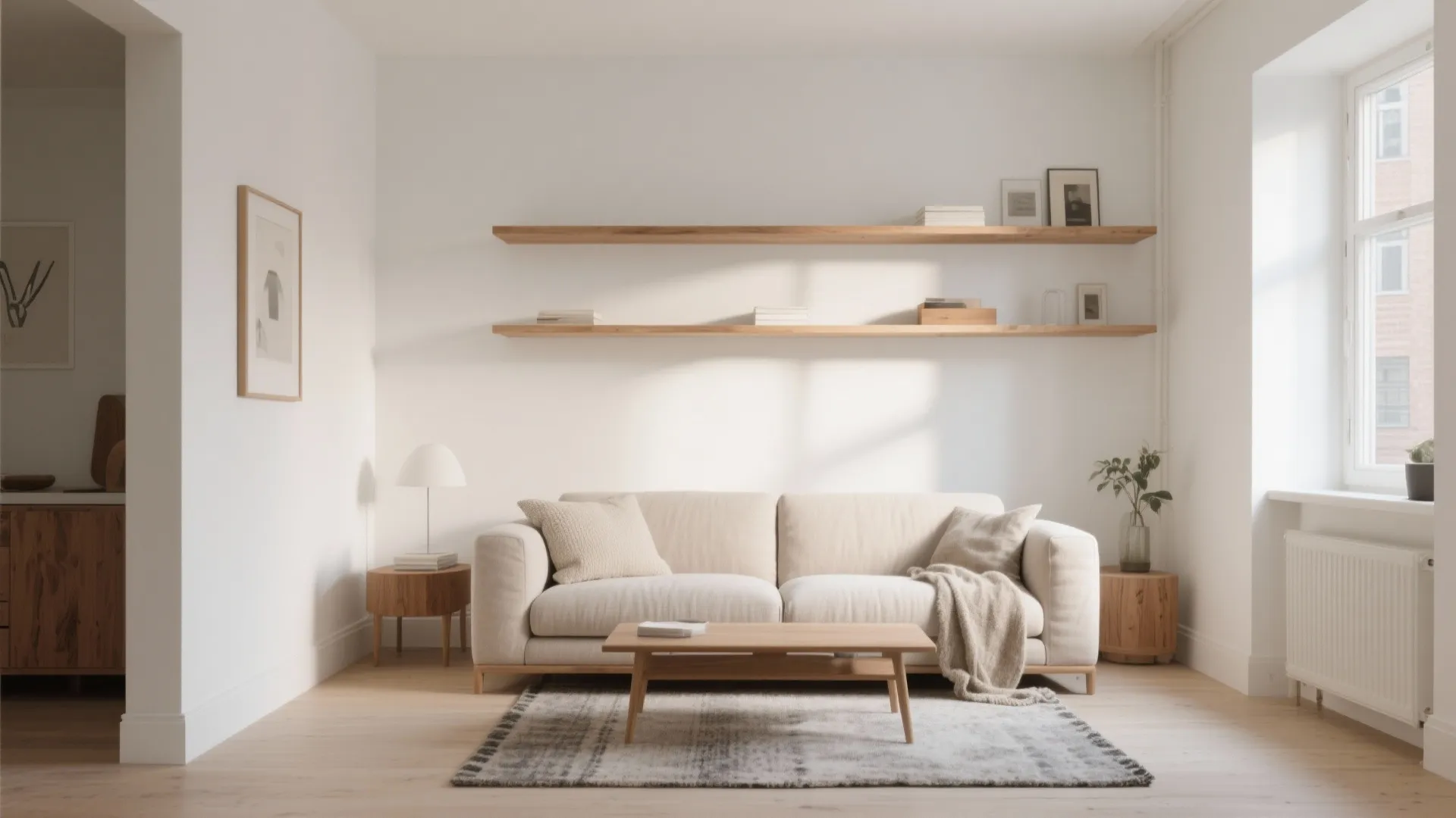 Warm White + Oak + Linen