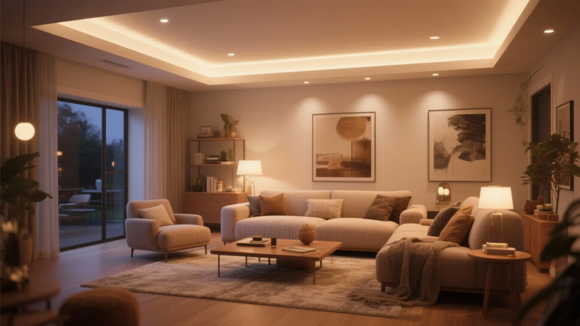 4. Cozy Warm White for Relaxation