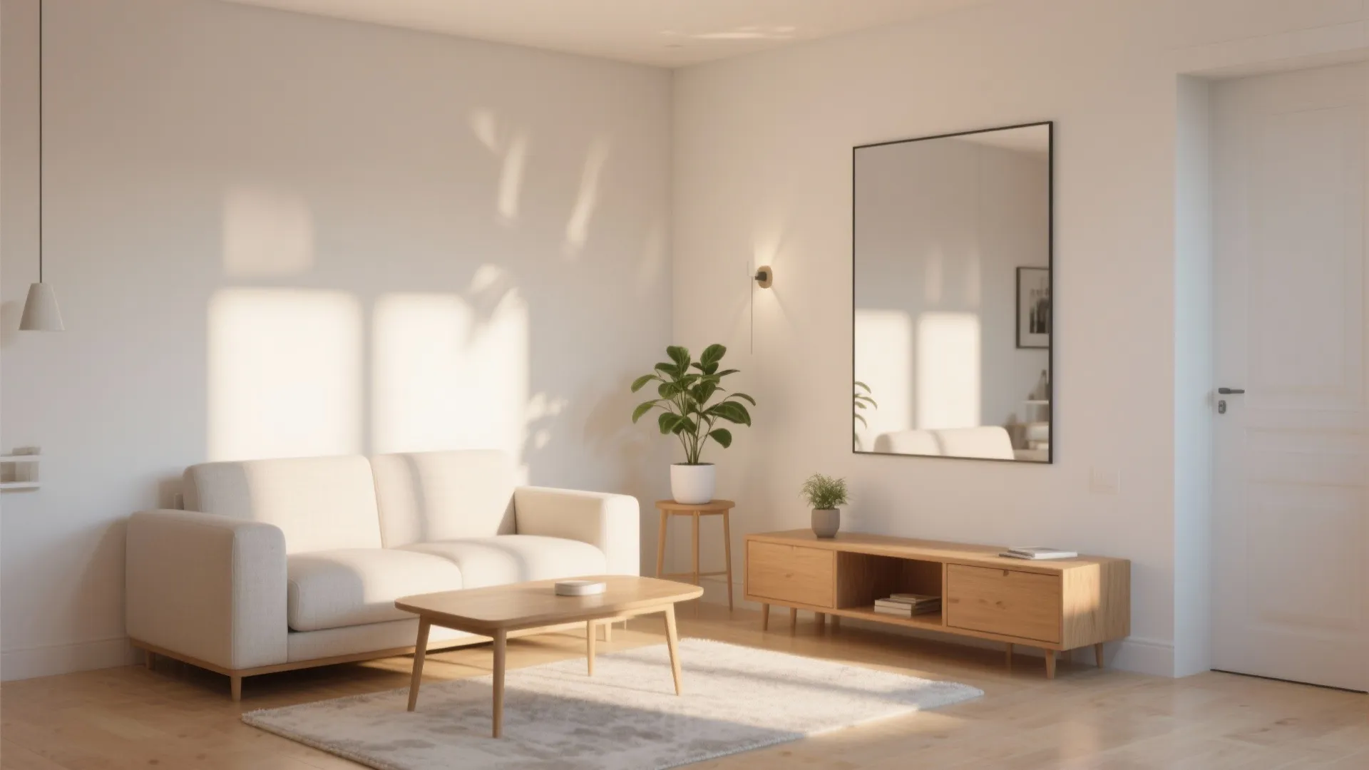 1. Warm whites with satin finish — safe, reflective, forgiving