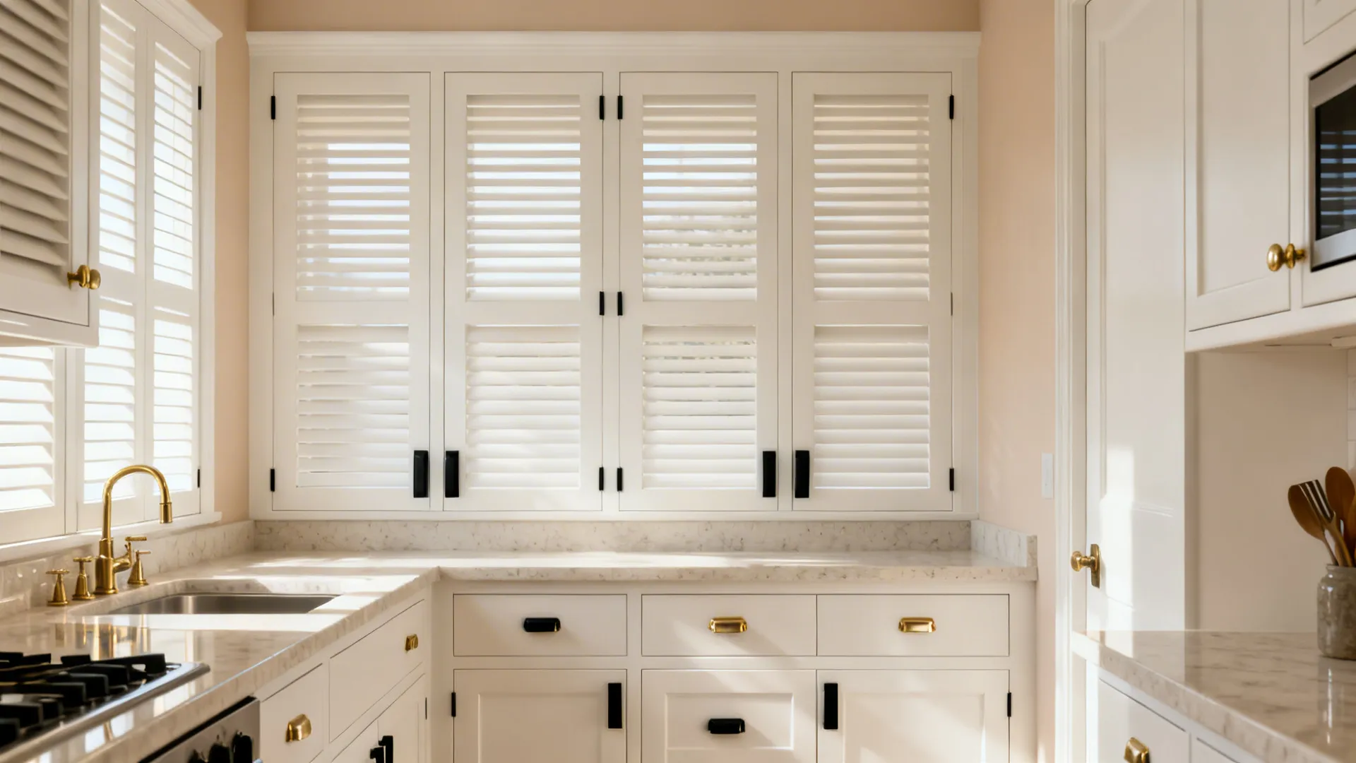 Warm White with Subtle Contrast