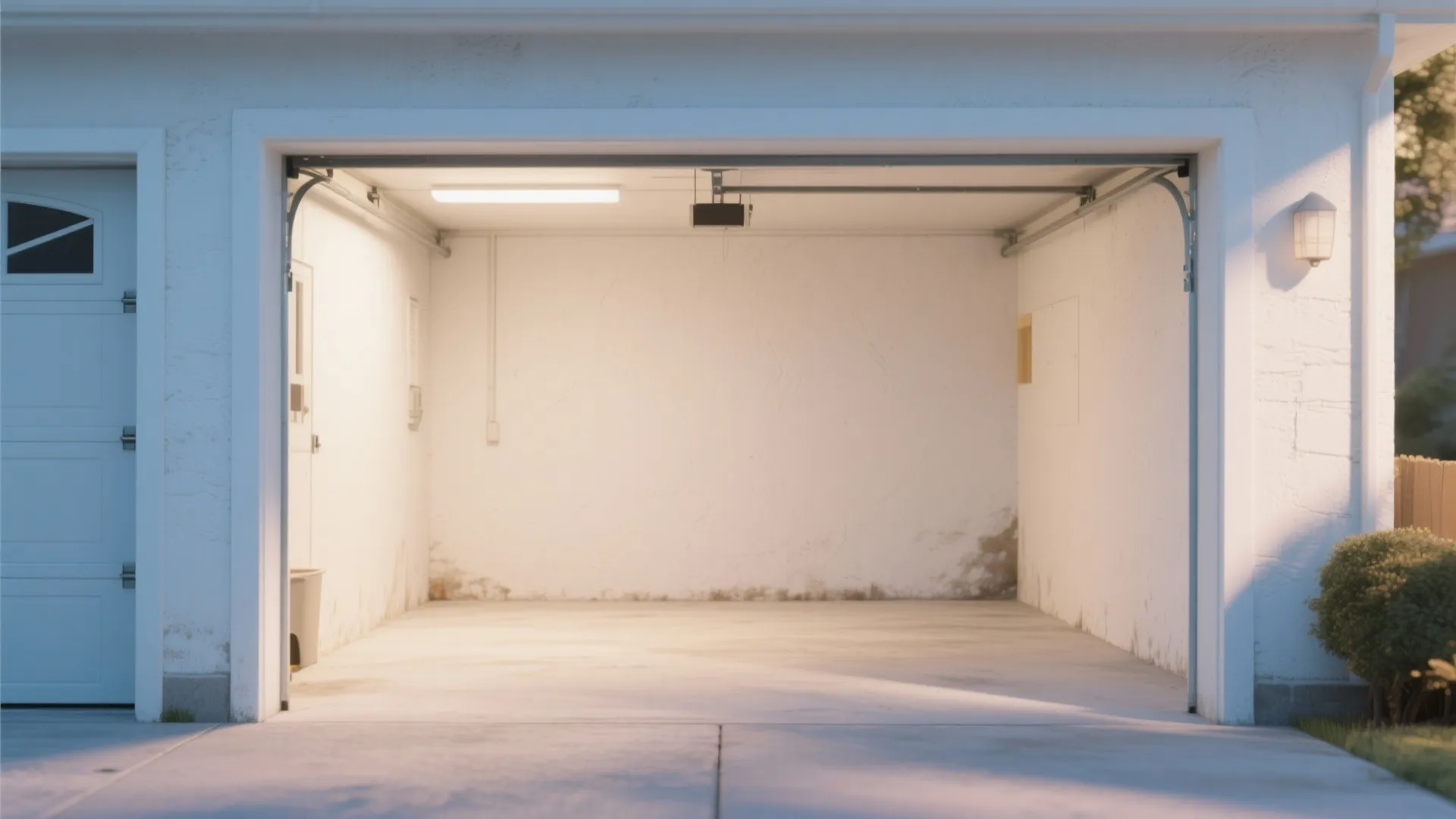 1. Use a warm white to bounce light and mask grime