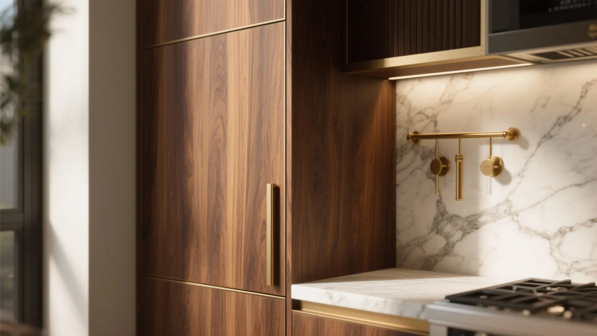 Warm wood accents for a luxurious, lived-in feel