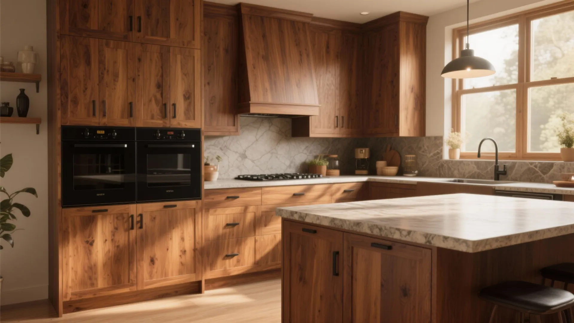 2. Warm Wood Tones for a Cozy Feel