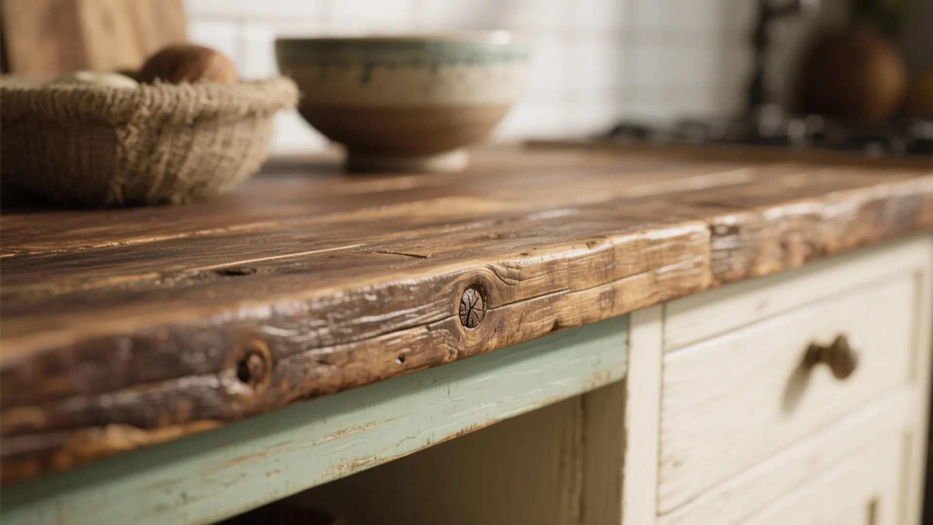 1. Warm Wood and Weathered Surfaces