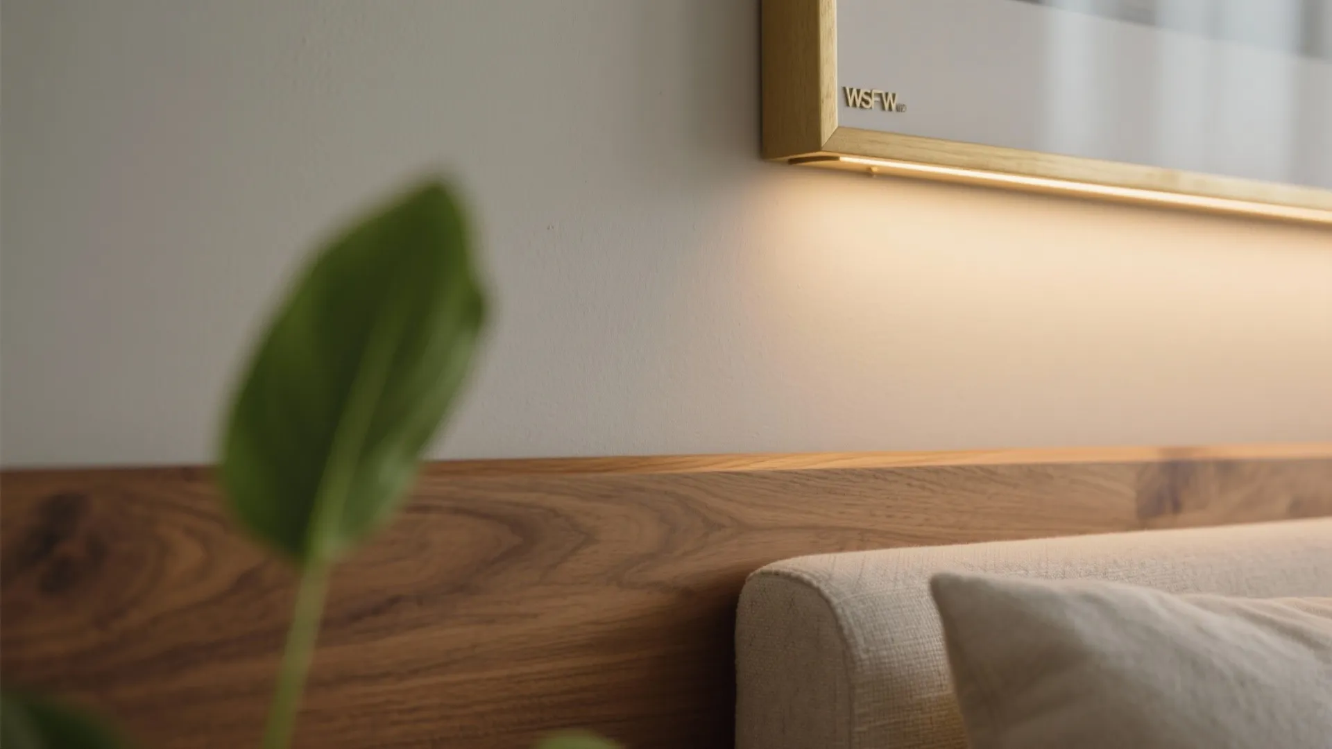 Warm Wood Accents, Layered Light, and a Little Green