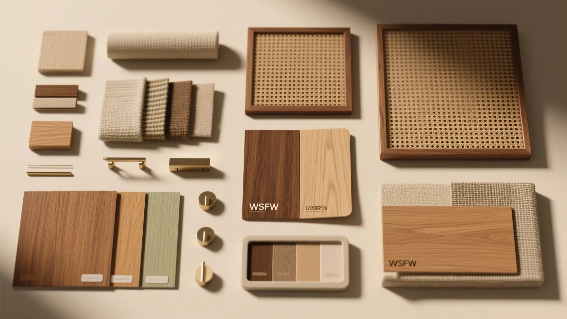 Warm Wood and Textured Finishes for a Cozy Hall