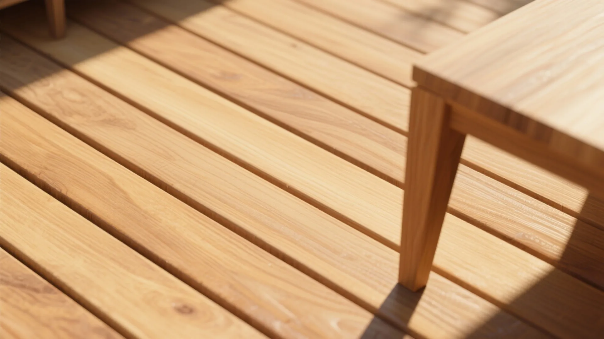 Warm Wood Decking and Accents