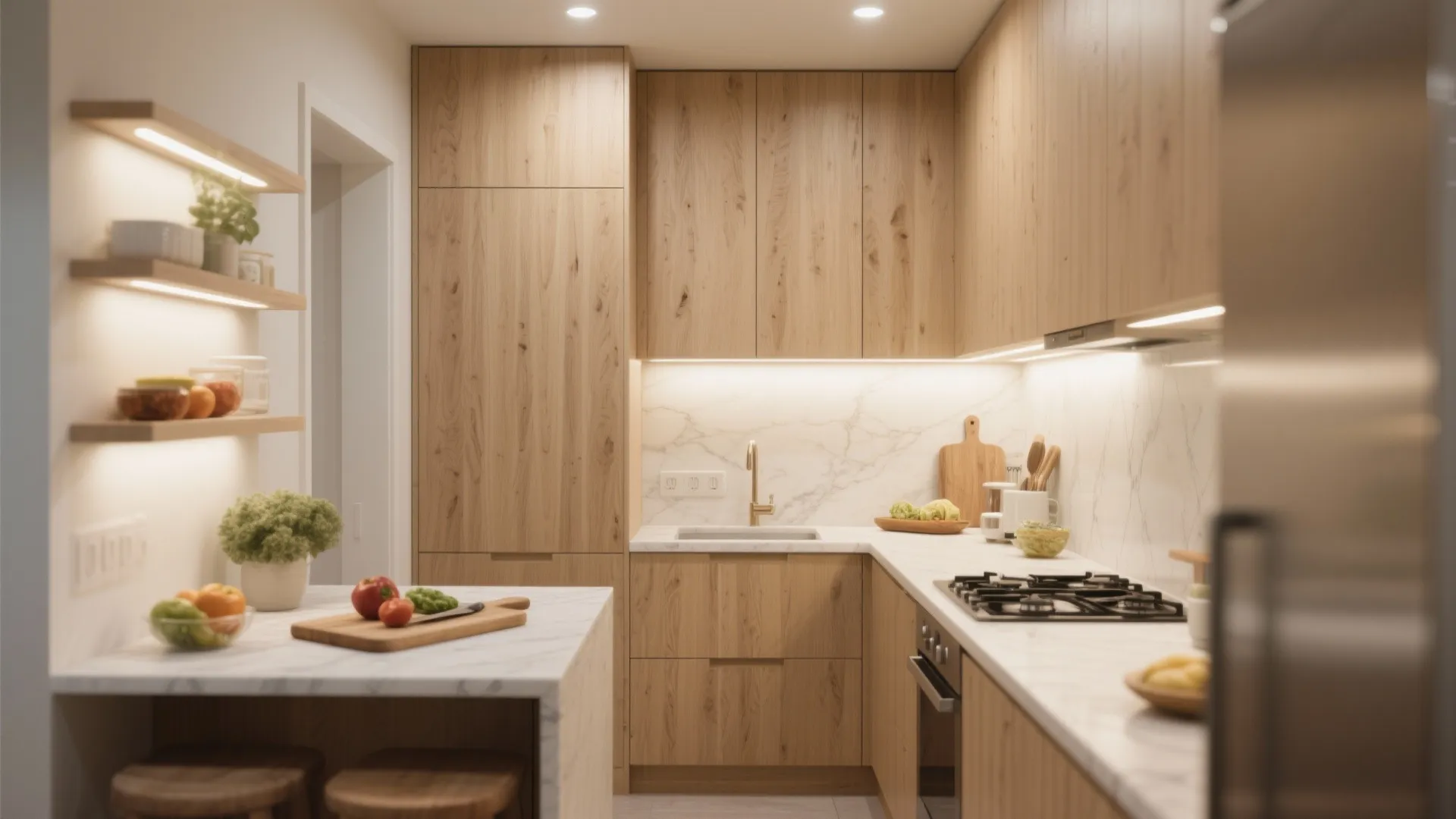 Warm Woods and Balanced Color Temperature