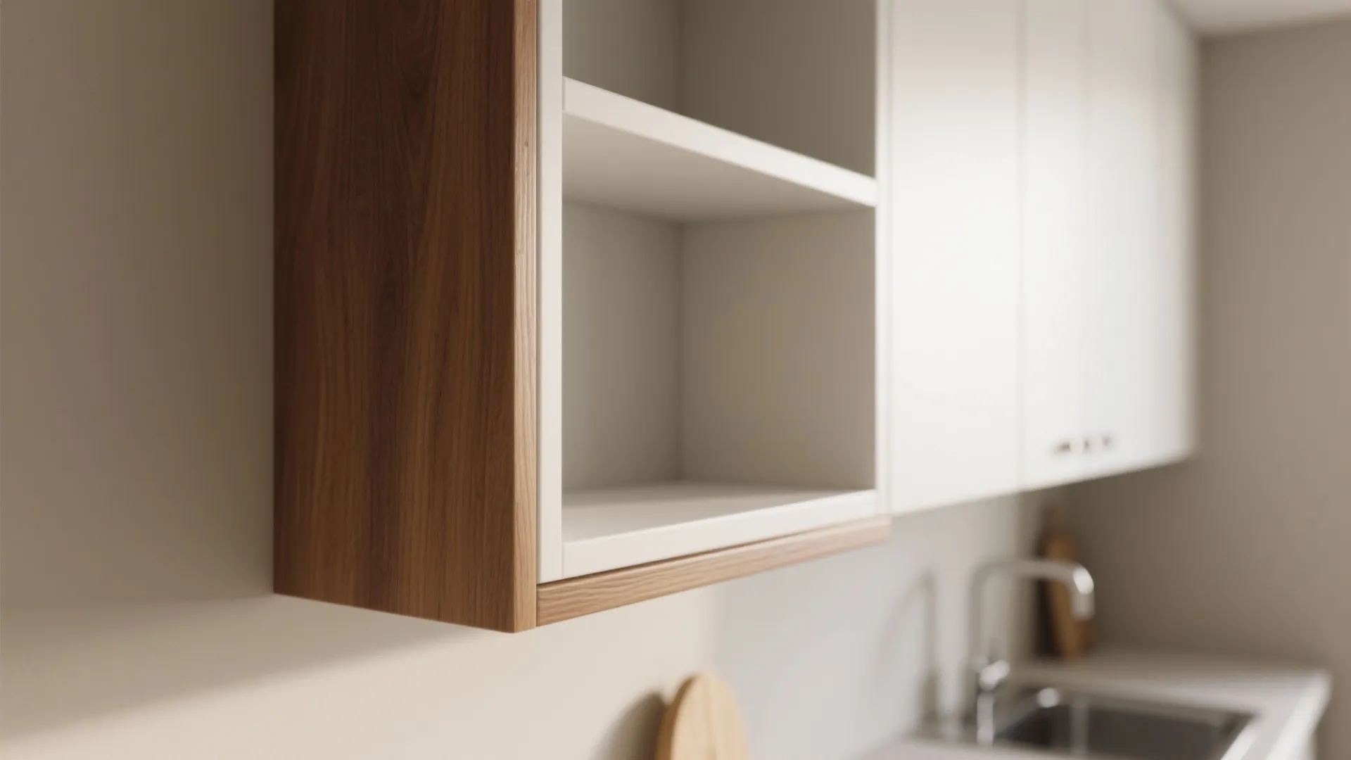 Warm Wood Accents Without Bulking Up