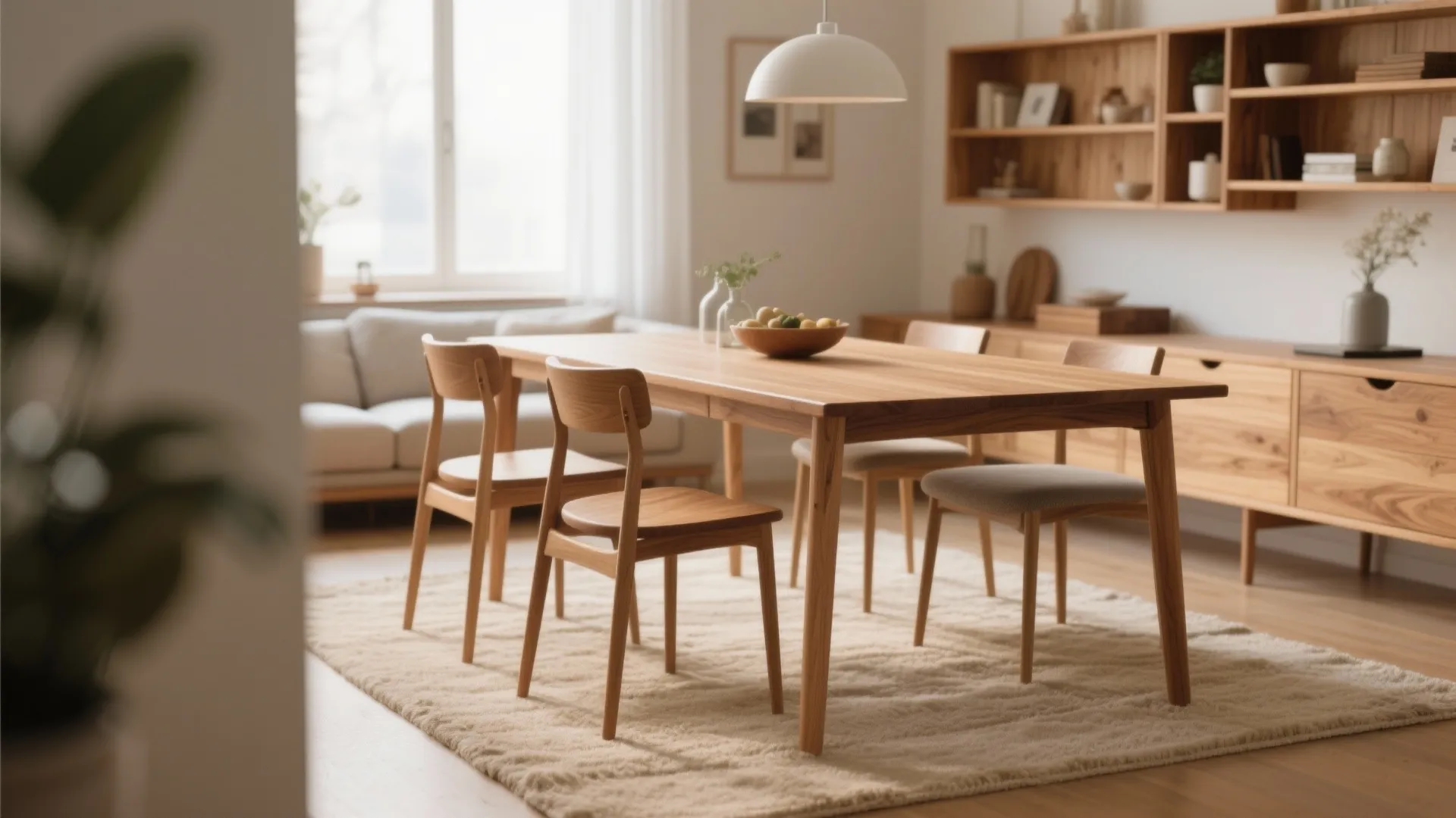 5. Warm Wood Accents