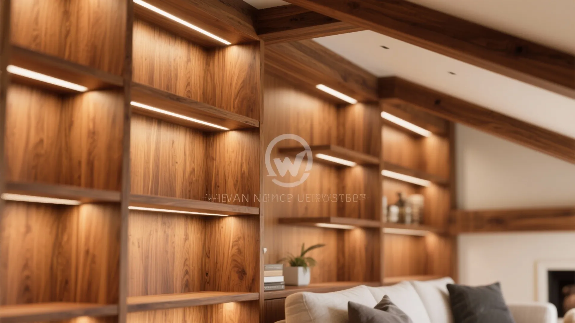 9. Warm Wood Accents