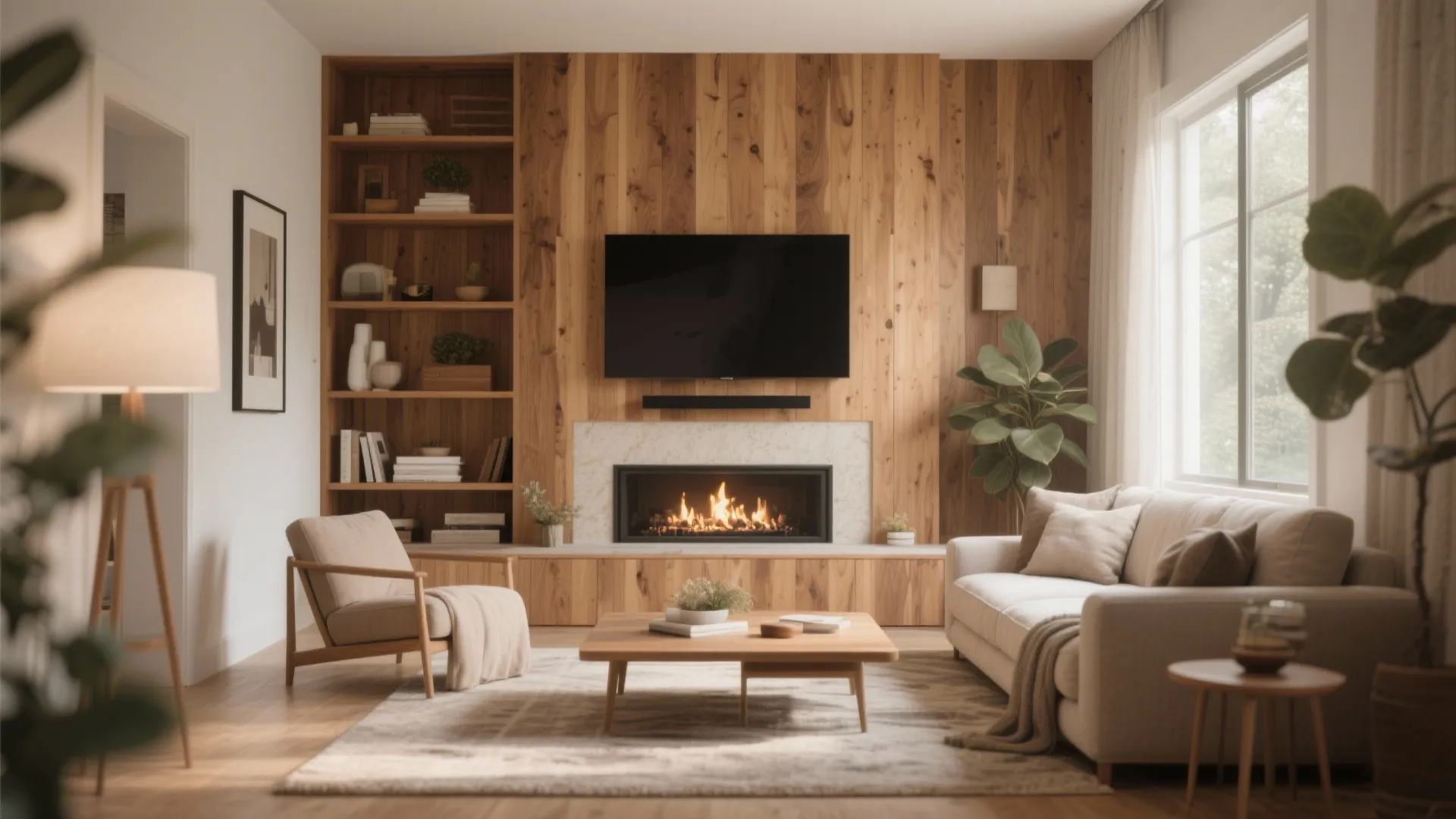 Warm Wood Accents