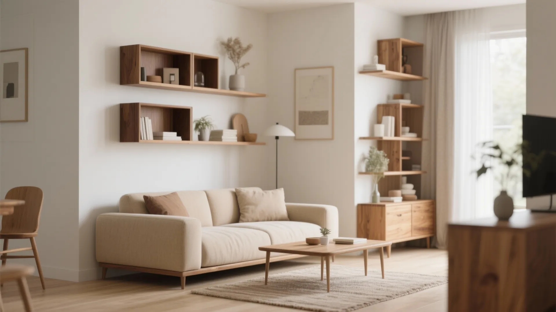 10. Warm Wood Accents