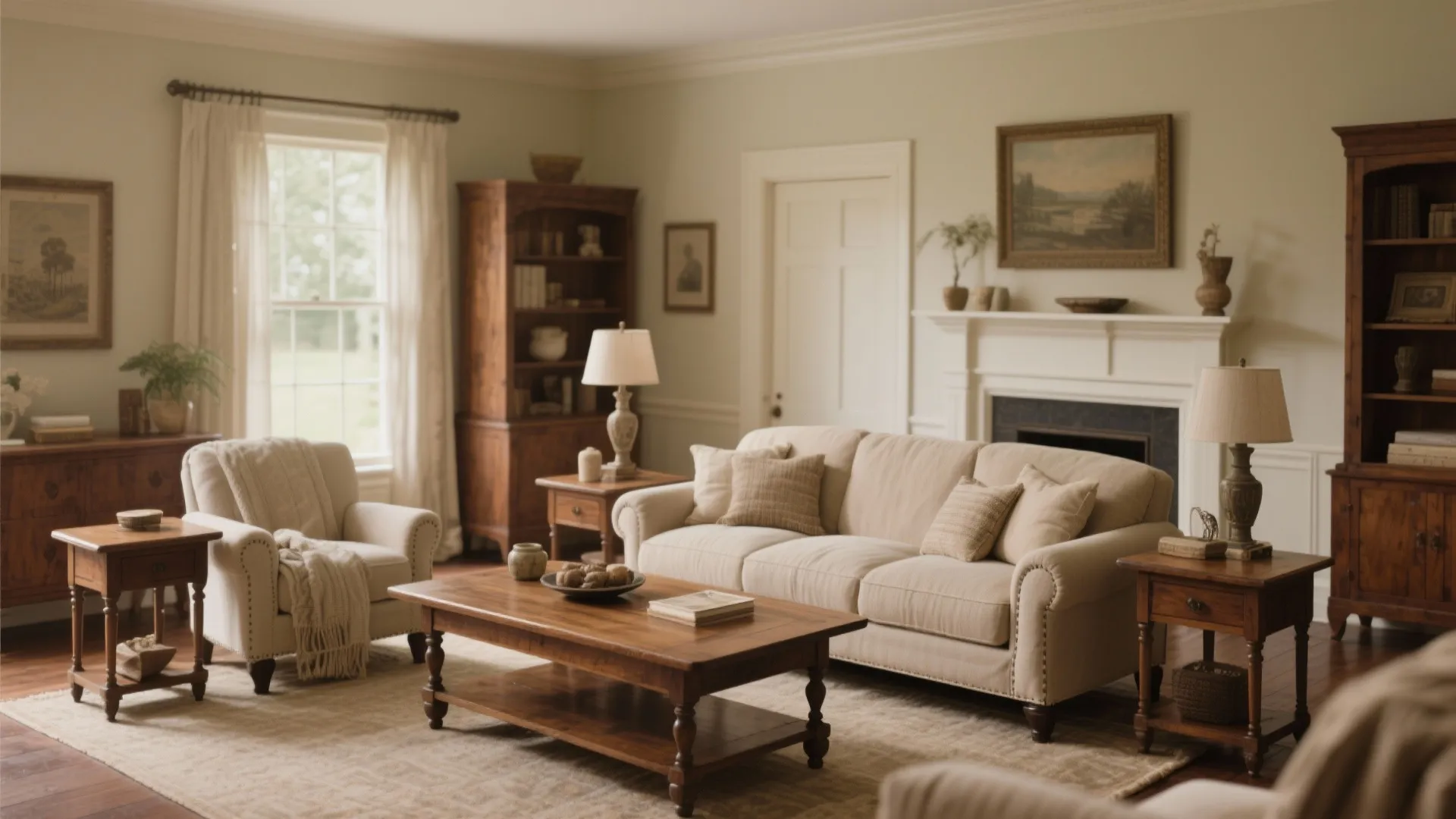 5. Warm Wood Accents