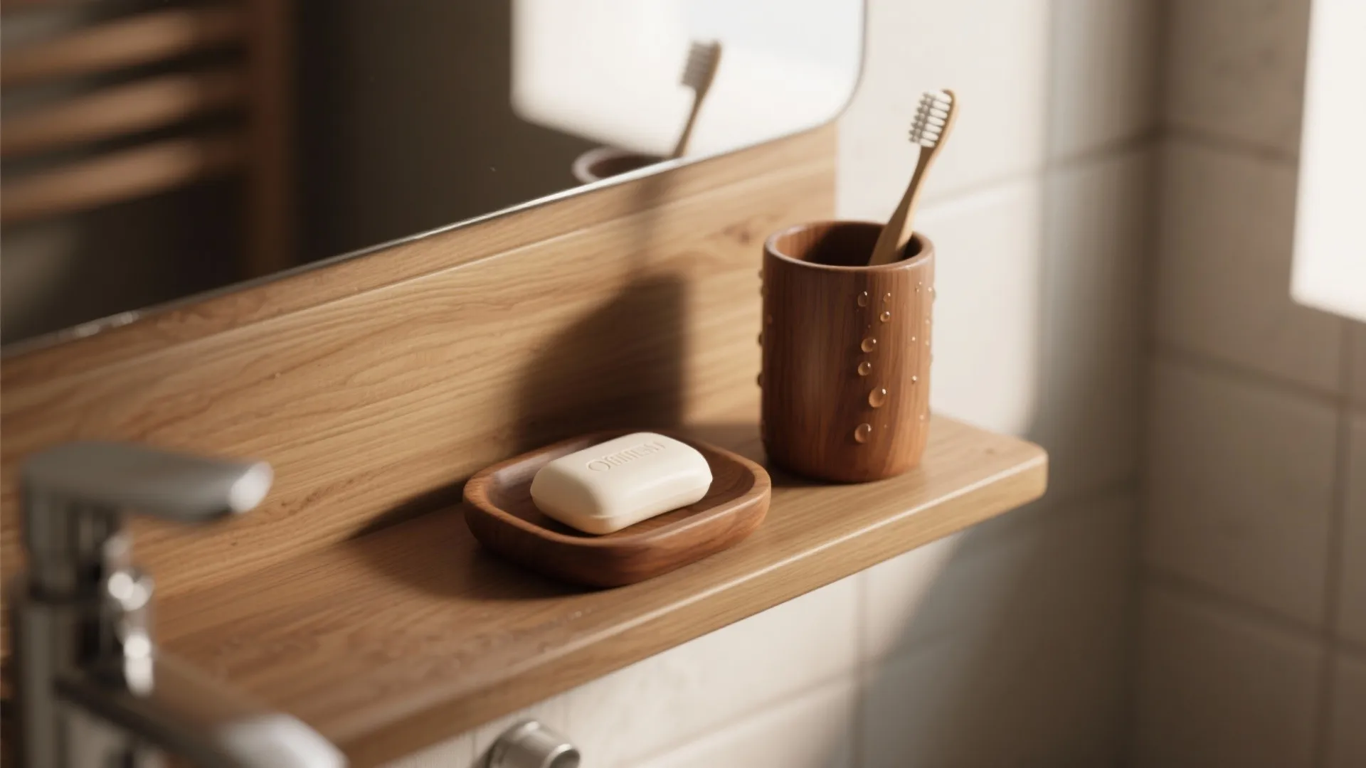 1. Warm Wood Accents