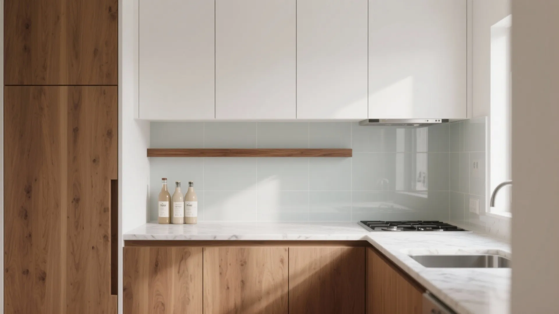 Warm Wood Accents That Cozy-Up a Clean Palette