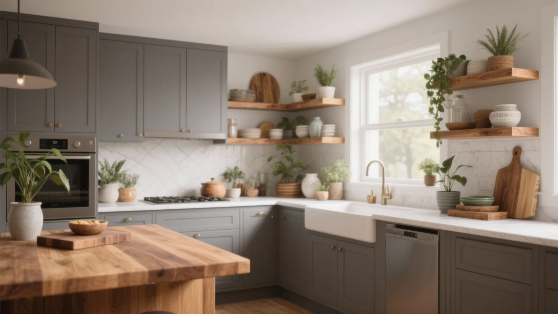 3. Warm Wood Accents for Softening Contrast