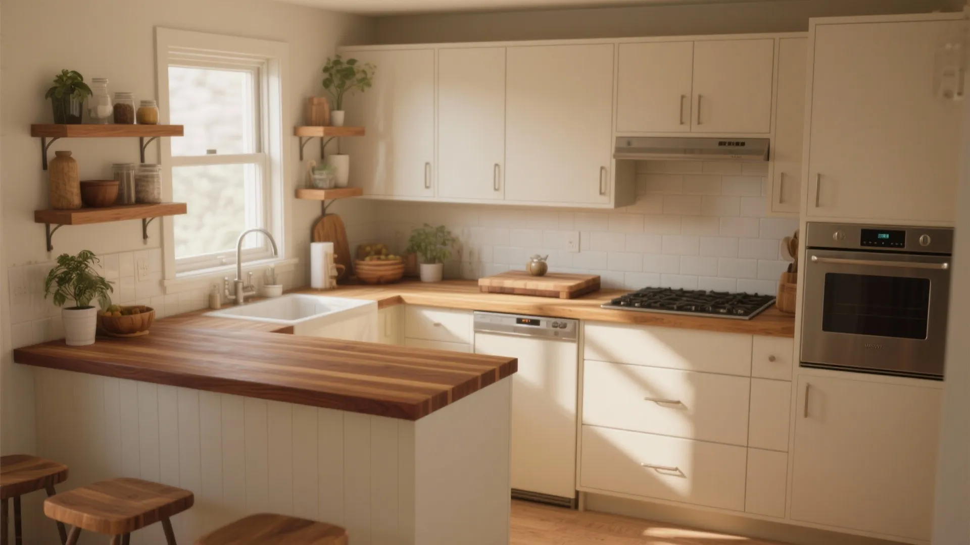 Warm Wood Accents for Human Comfort