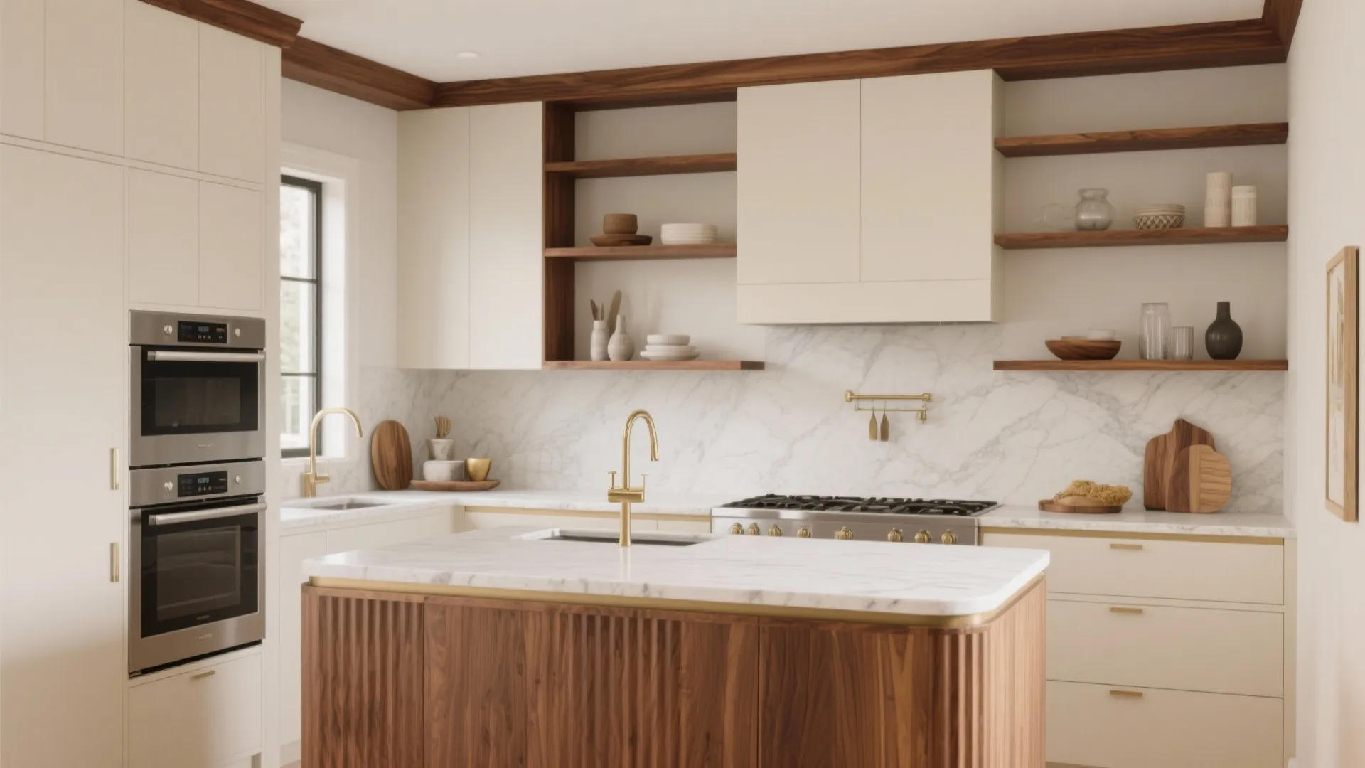 Warm Wood Accents For Tactile Luxury