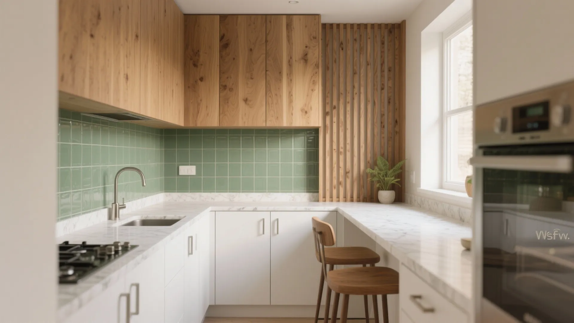 Warm Wood Accents for a Homier Feel