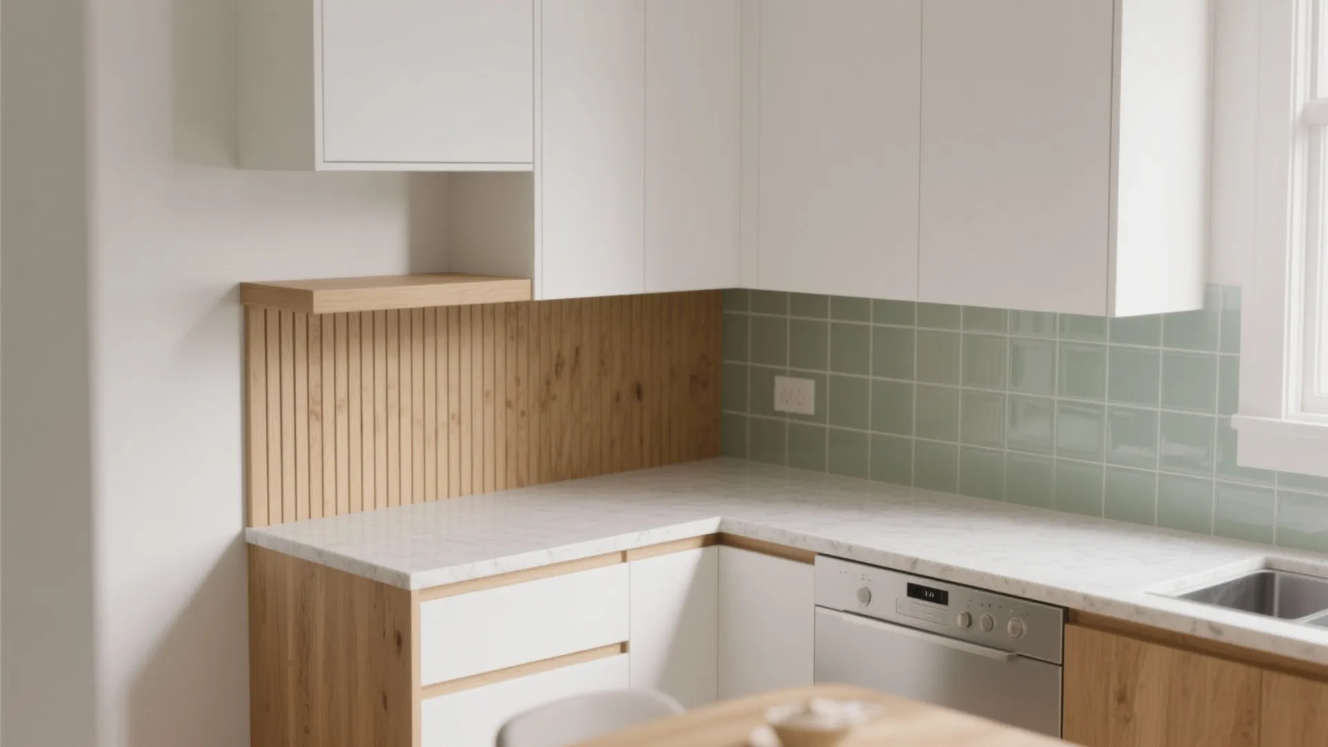 Warm Wood Accents Without Bulk