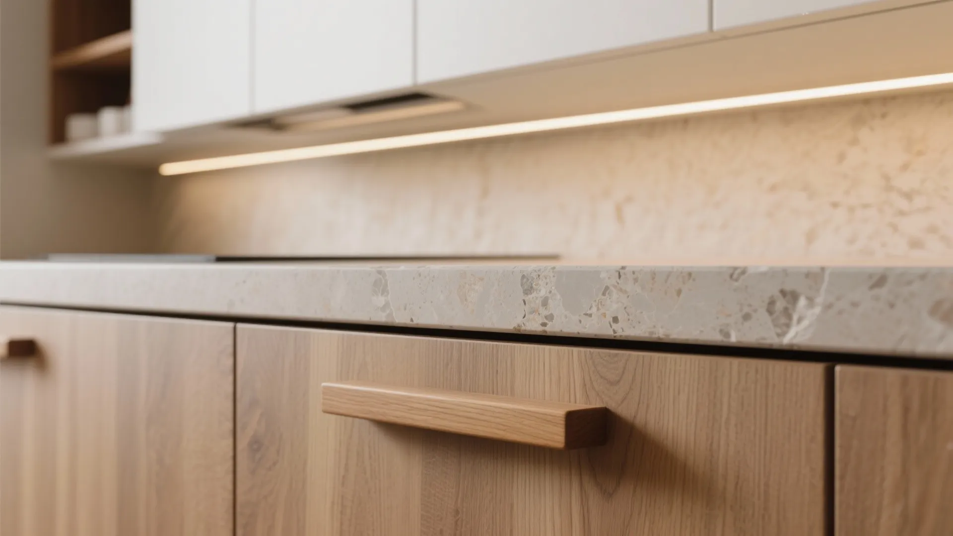 Warm wood accents for a cozy-modern feel