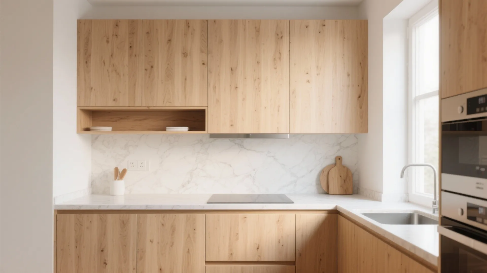 Warm Wood Accents Without Bulk