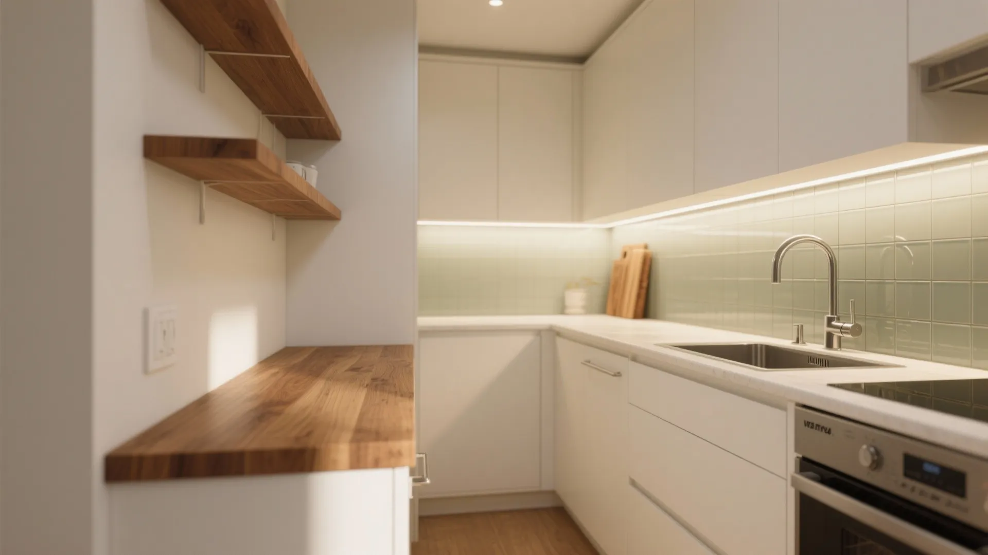 Warm Wood Accents to Humanize the Box