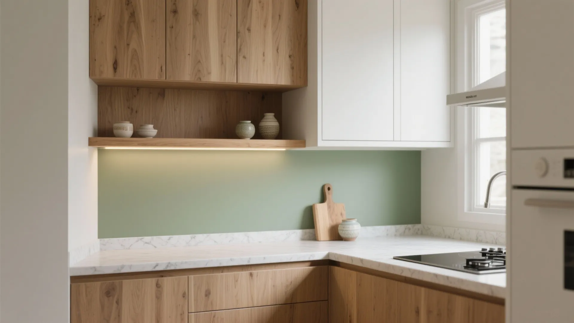 Warm Wood Accents to Humanize the Space