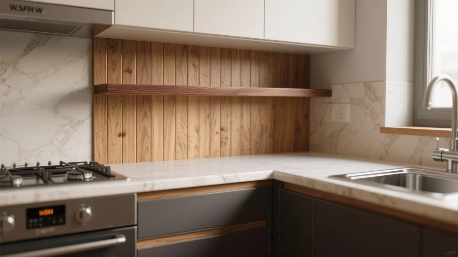Warm Wood Accents Without Overheating the Space