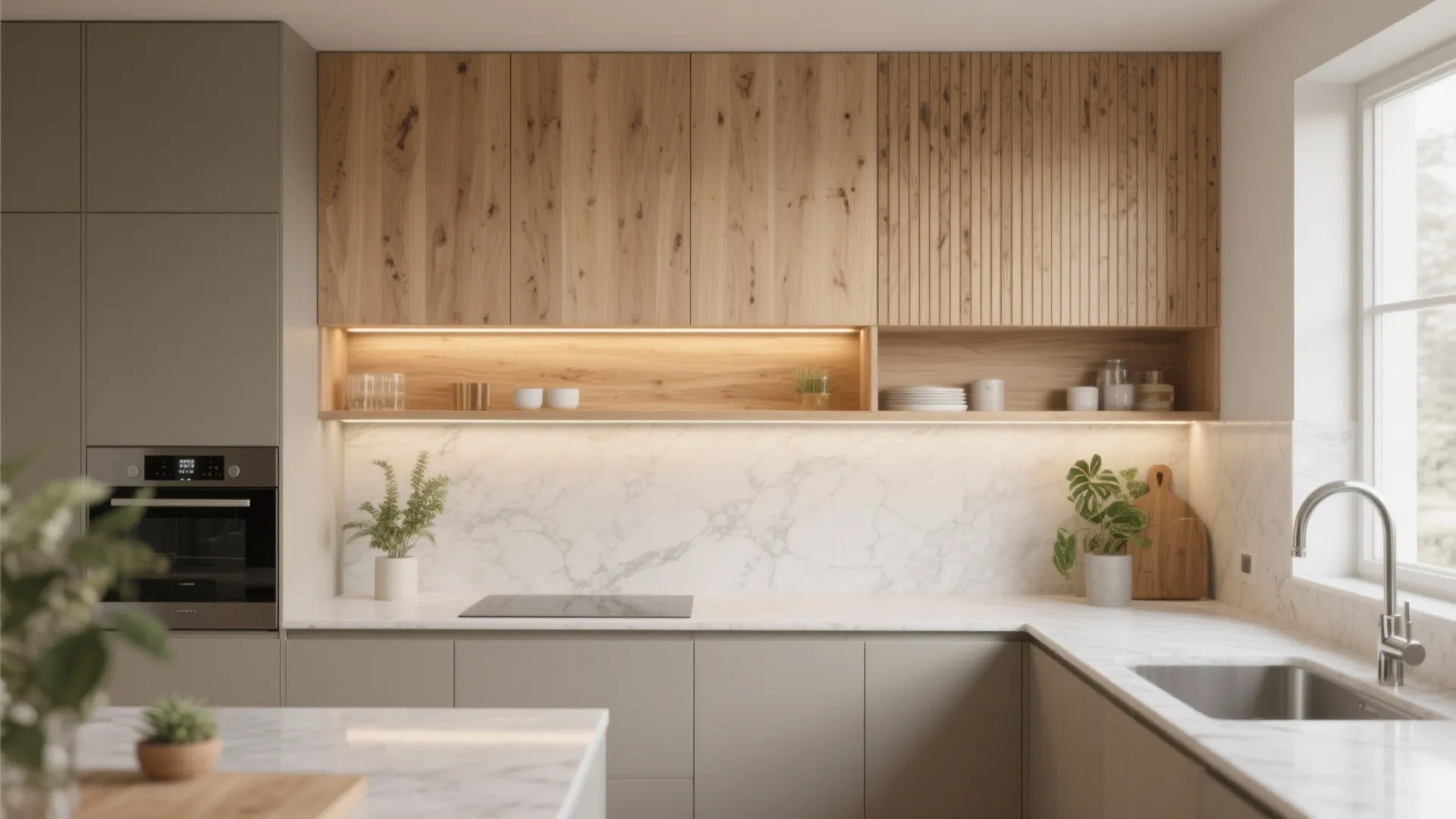 Warm Wood Accents without Overheating the Look