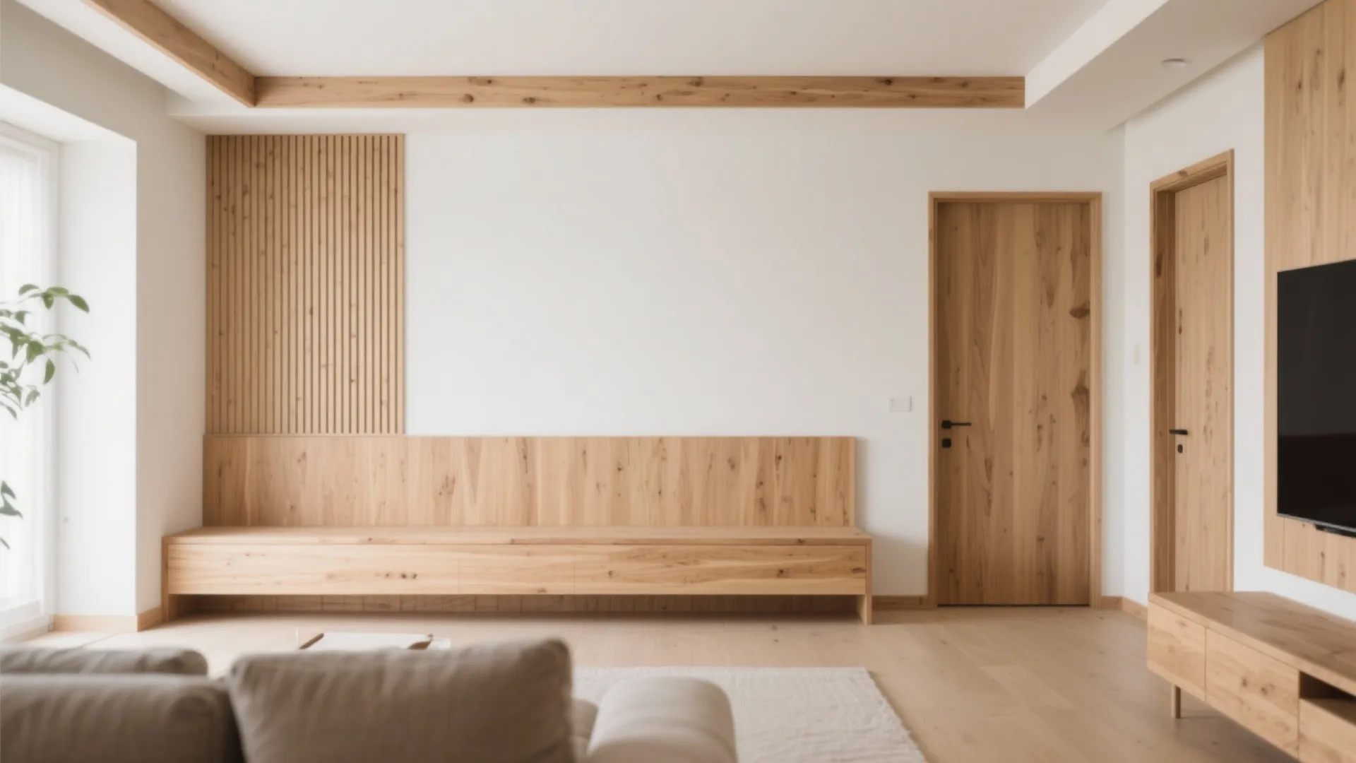 Warm Wood Accents Without Darkening the Space