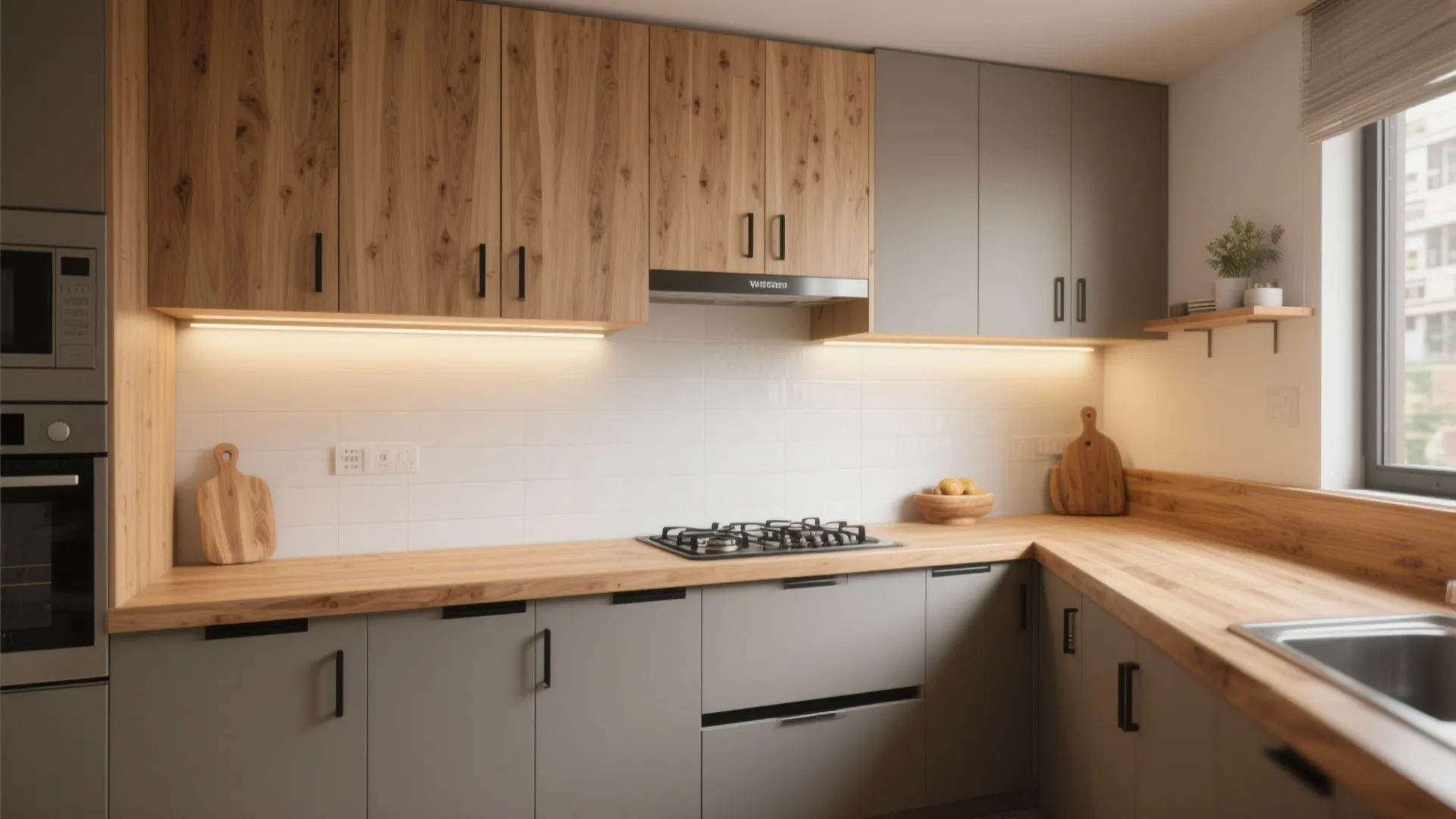 Warm Wood Accents to Soften the Urban Edge