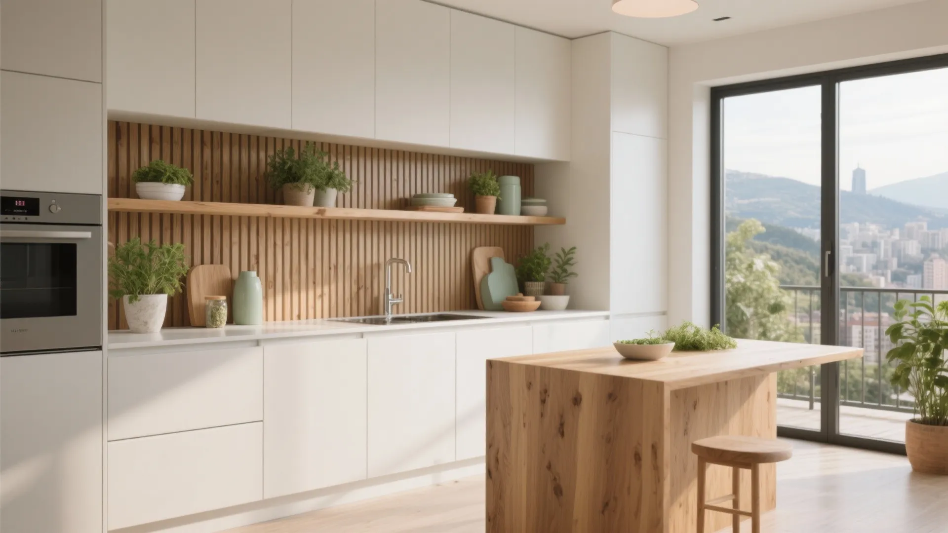 Warm Wood Accents for Hill-City Comfort