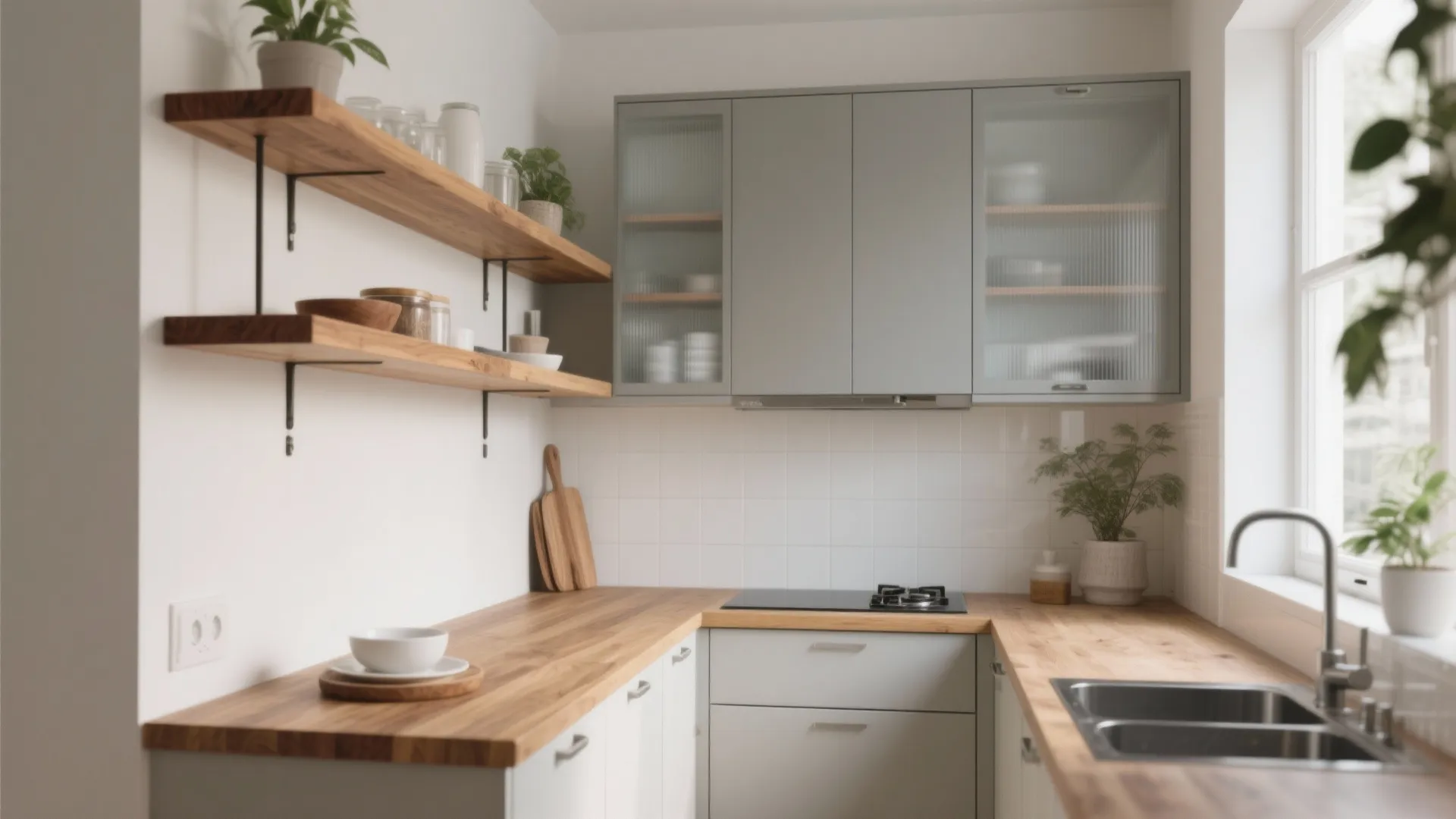 Warm Wood Accents Without Bulking Up