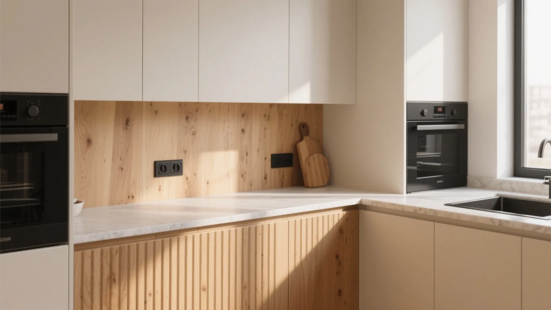 Warm Wood Accents Without Bulk