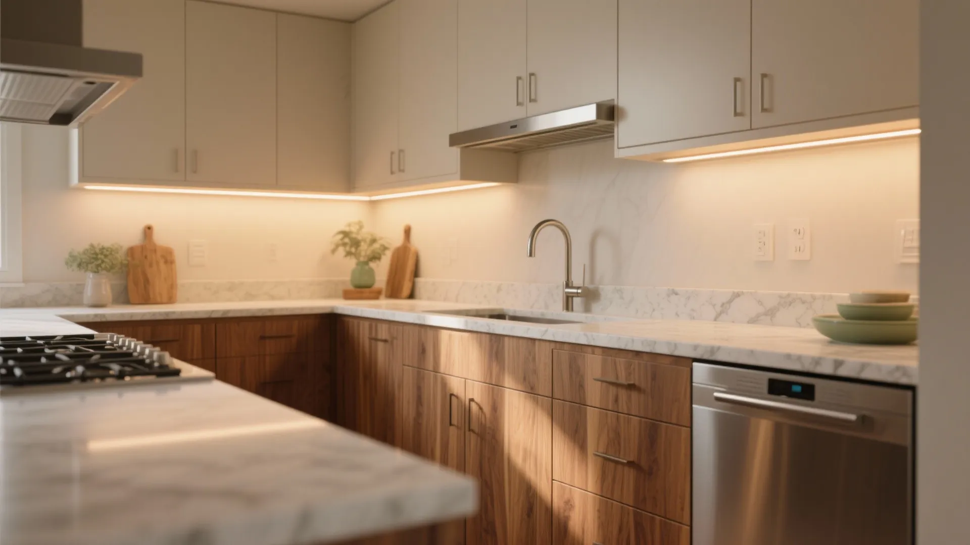 Warm Wood Accents for a Homely Feel