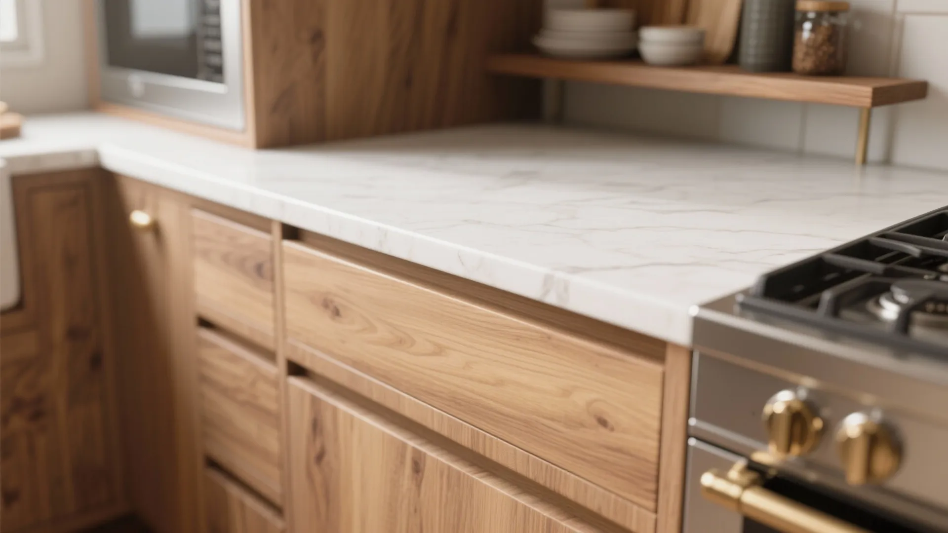 Warm Wood Accents Without the Visual Weight