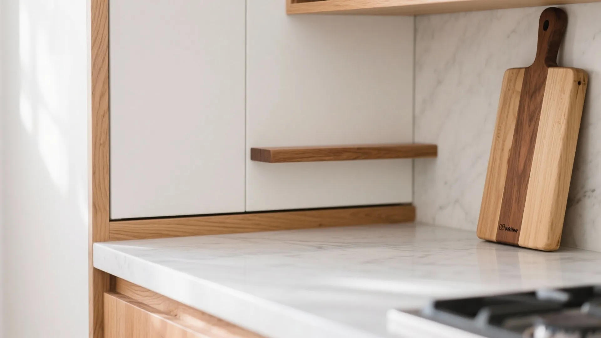 Warm Wood Accents Without the Bulk