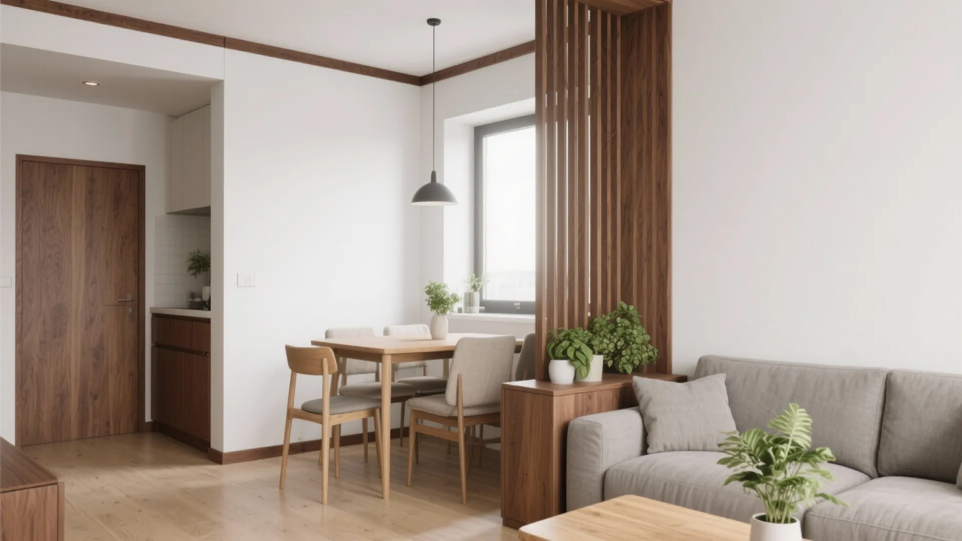 Warm Wood Accents Without Bulk