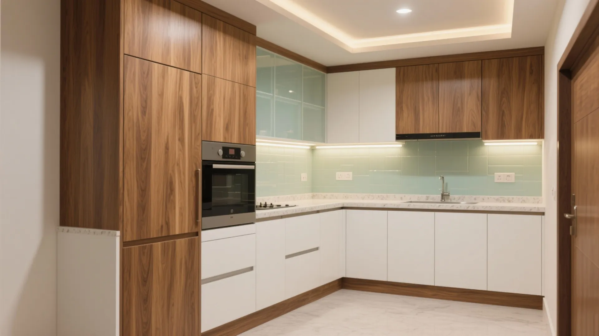 Warm Wood Accents without Heavy Maintenance