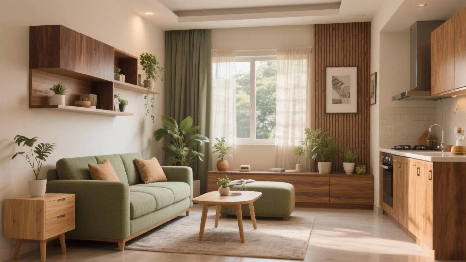 Warm Wood Accents Without Overheating the Palette