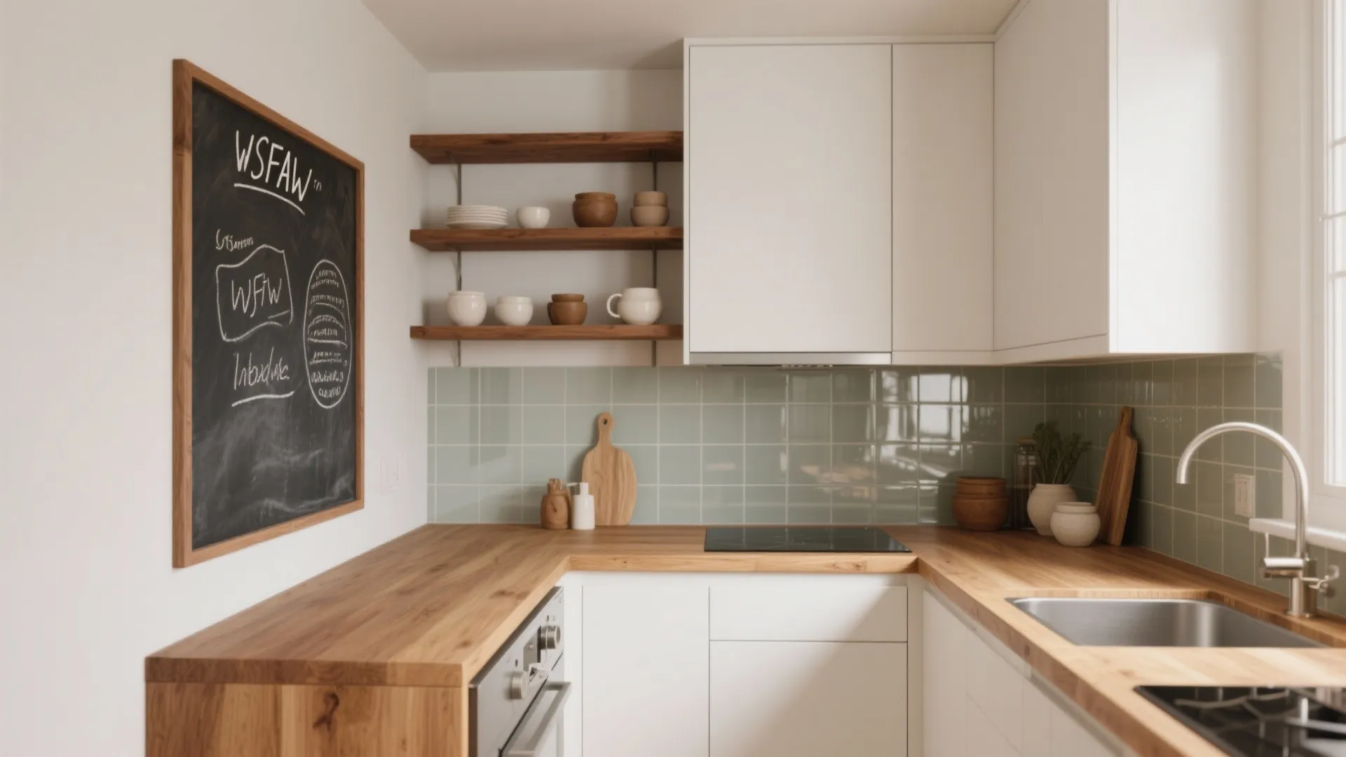 Warm wood accents for comfort