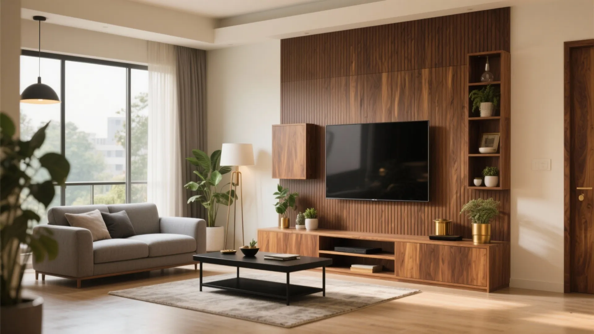 Warm Wood Accents That Don’t Overwhelm