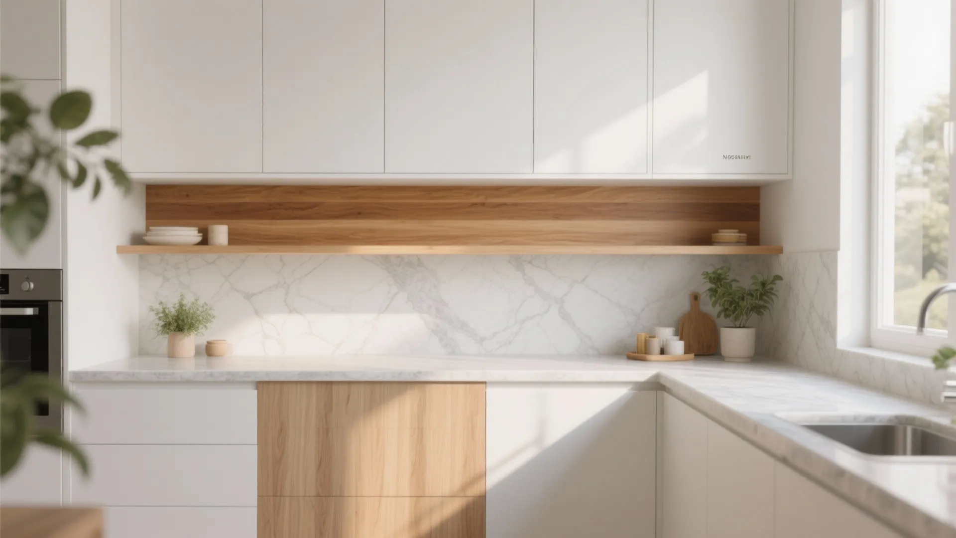 Warm Wood Accents Without Bulk