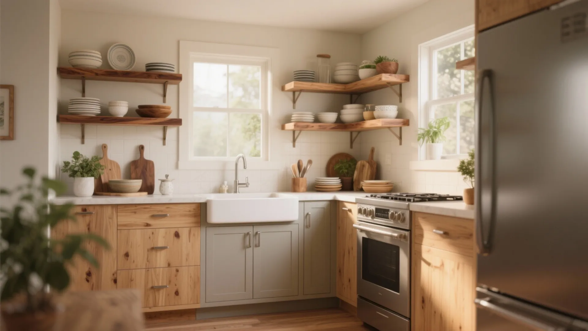 Warm Wood Accents for a Cozy, Elevated Feel