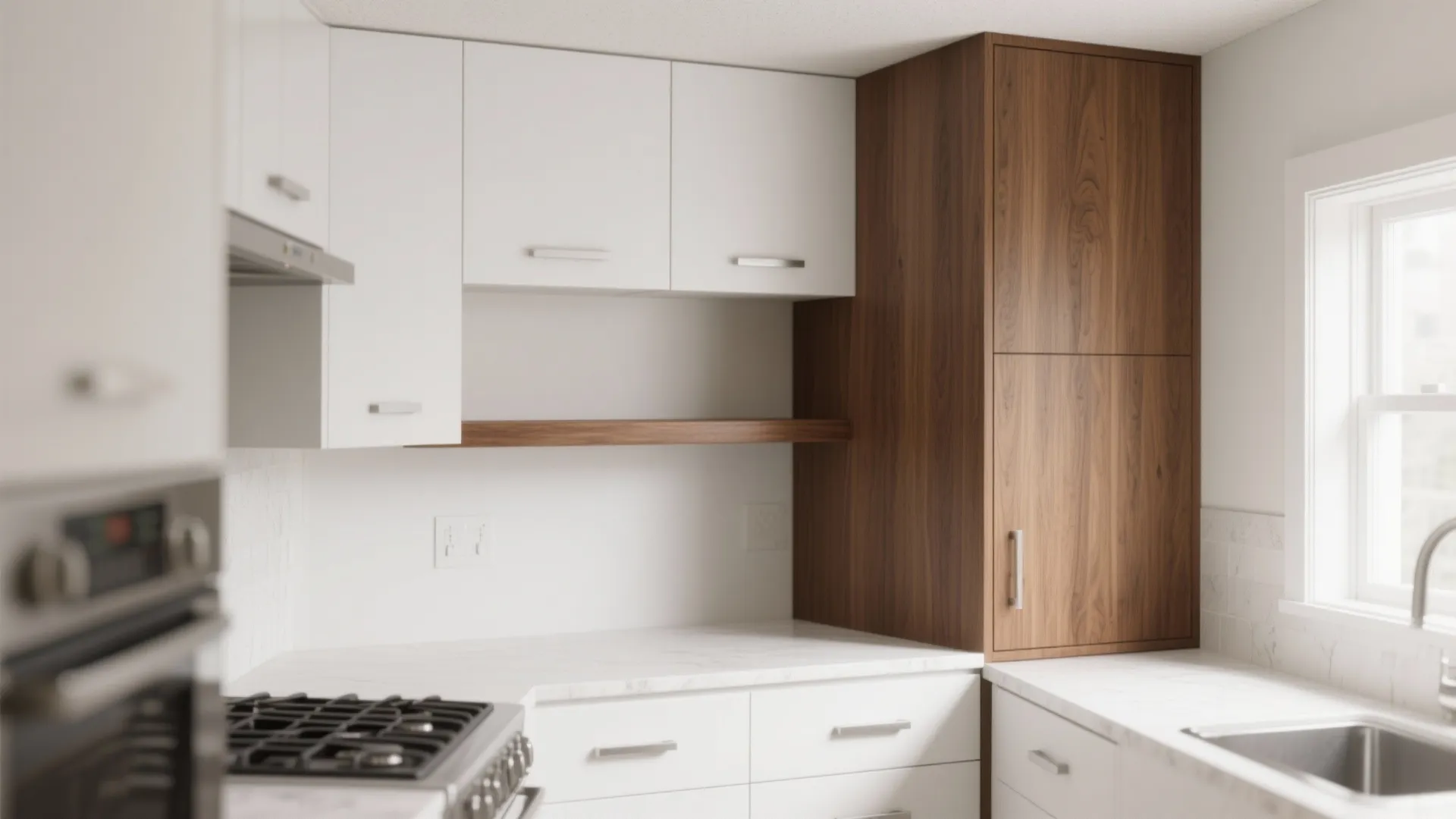 Warm Wood Accents Without Shrinking the Room