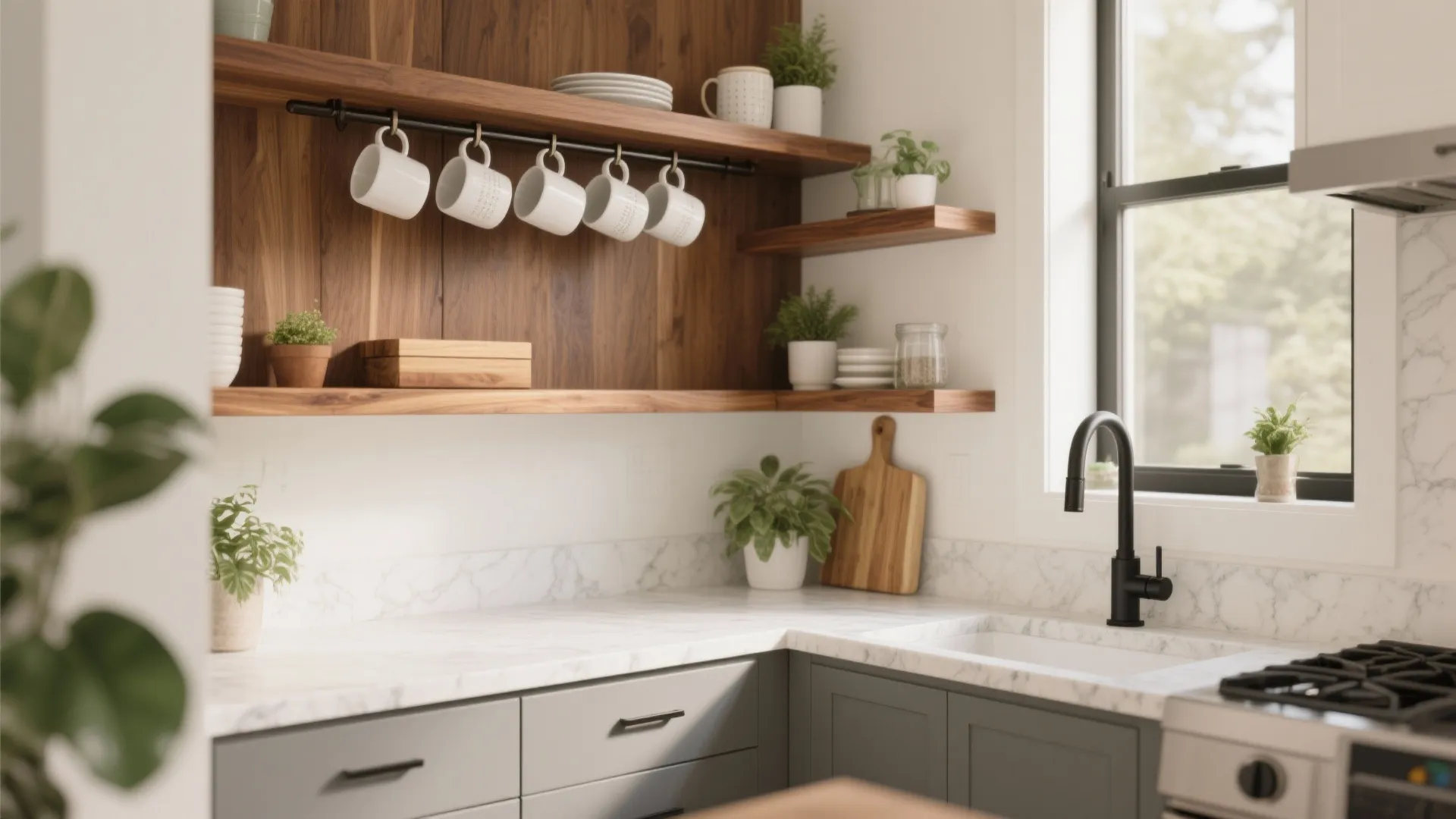 Warm Wood Accents for Comfort