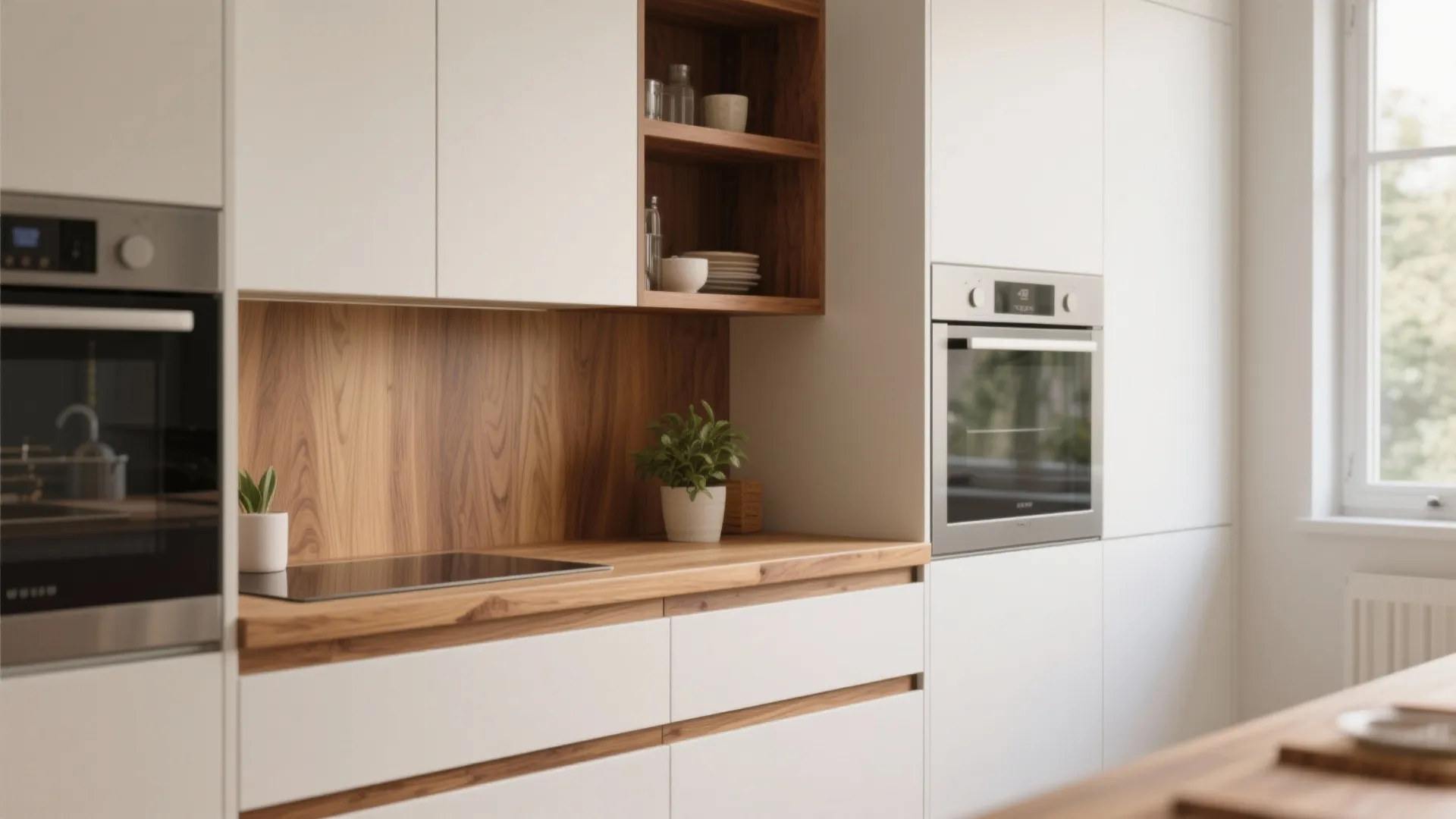 Warm Wood Accents Without the Maintenance Headache